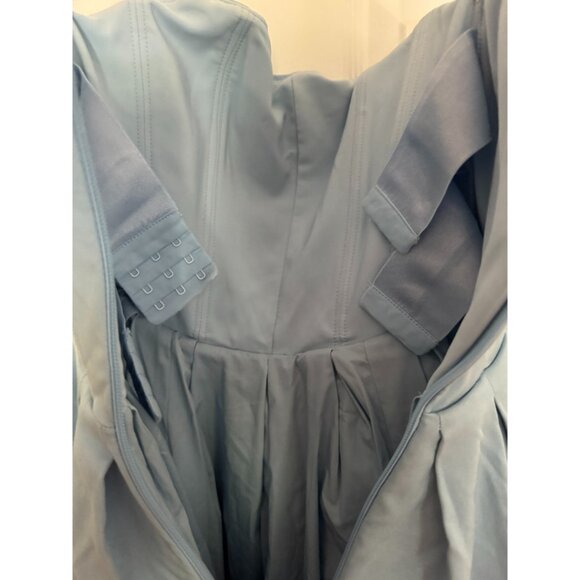 House of CB Audrey tuscan blue strapless midi sundress - XS - Picture 9 of 10